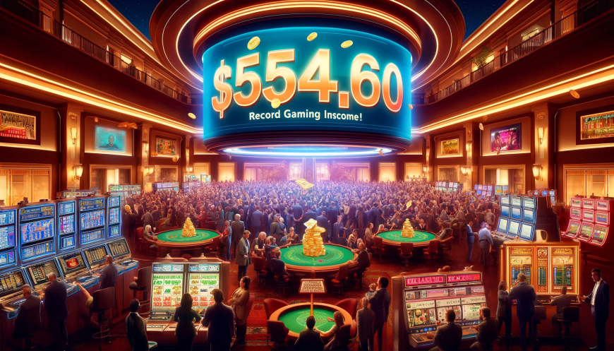 Pennsylvania Gaming Industry Soars with $554.6m Record Revenue in March 2024